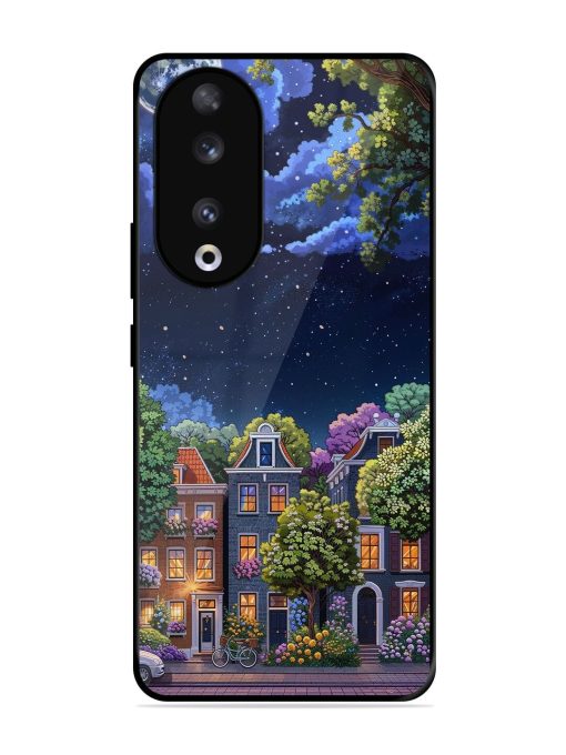 Moonlit Streets Glossy Soft Edge Case for Honor 90