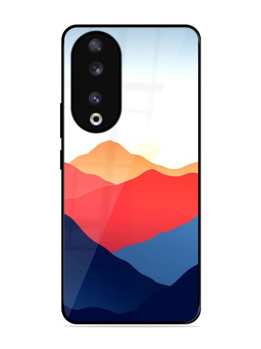 Sunset Peaks Glossy Soft Edge Case for Honor 90 Chachhi