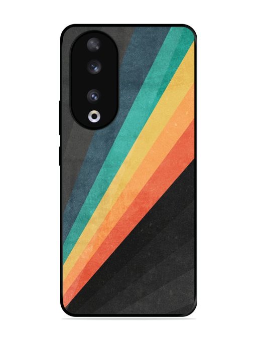 Retro Spectrum Glossy Soft Edge Case for Honor 90