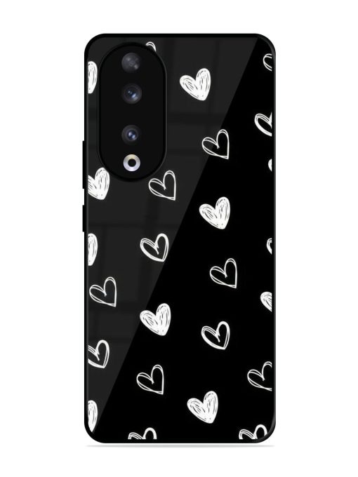 Scattered Hearts Glossy Soft Edge Case for Honor 90 Chachhi