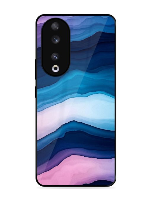 Oceanic Layers Glossy Soft Edge Case for Honor 90 Chachhi