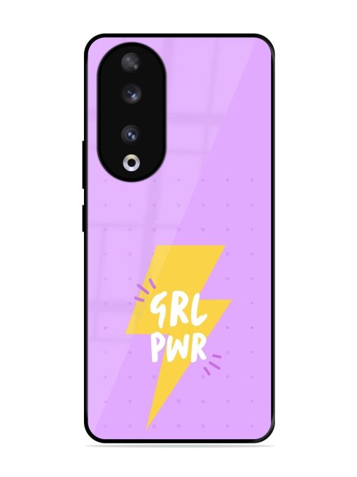 Girl Power Spark Glossy Soft Edge Case for Honor 90 Chachhi