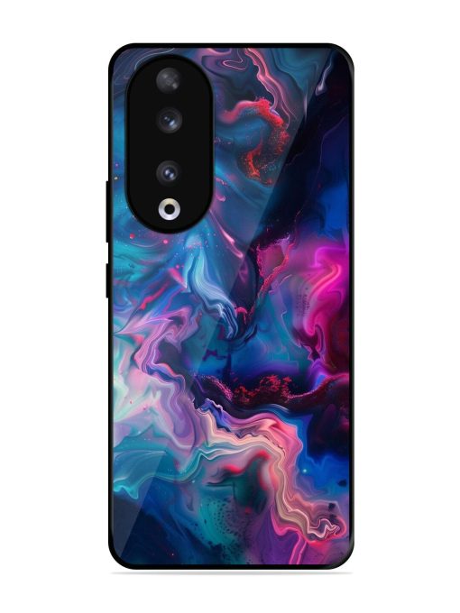 Cosmic Swirl Glossy Soft Edge Case for Honor 90 Chachhi