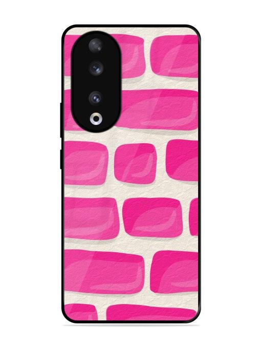 Pink Brick Wall Glossy Soft Edge Case for Honor 90 Chachhi