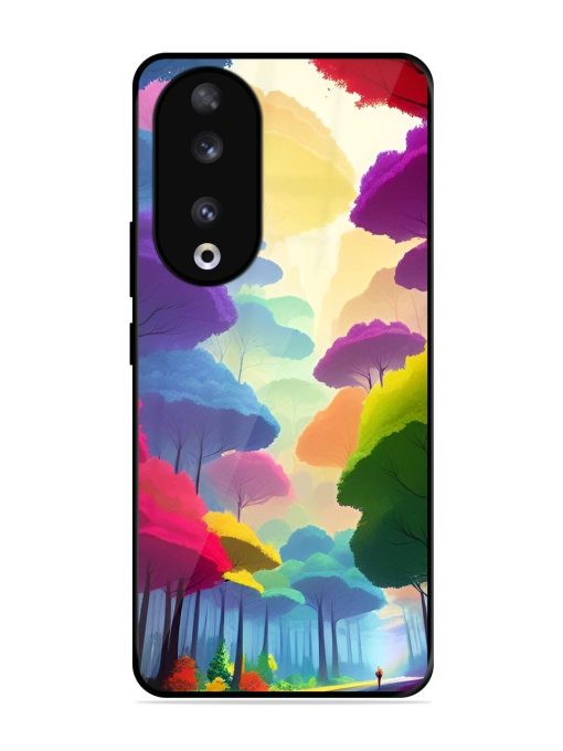 Rainbow Road Glossy Soft Edge Case for Honor 90