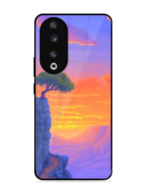 Cliffside Solitude Glossy Soft Edge Case for Honor 90 Chachhi