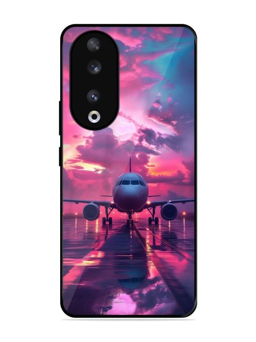 Neon Runway Glossy Soft Edge Case for Honor 90 Chachhi