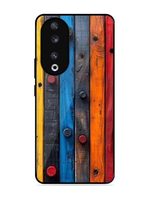 Rainbow Plank Glossy Soft Edge Case for Honor 90