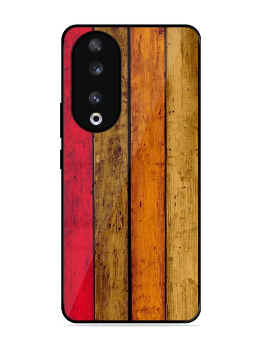 Colorful Woodgrain Glossy Soft Edge Case for Honor 90 Chachhi