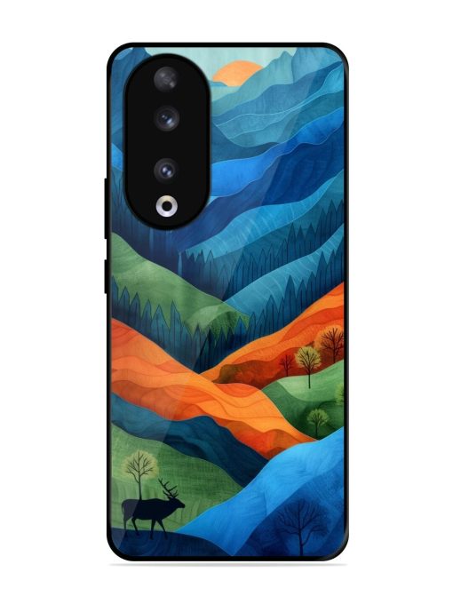 Layers Of The Land Glossy Soft Edge Case for Honor 90