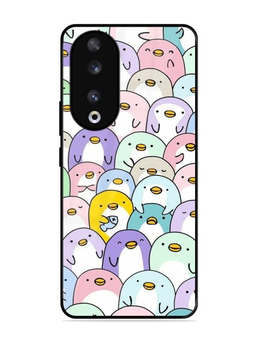 Penguin Party Glossy Soft Edge Case for Honor 90 Chachhi