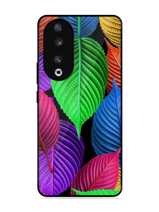 Rainbow Leaf Symphony Glossy Soft Edge Case for Honor 90 Chachhi