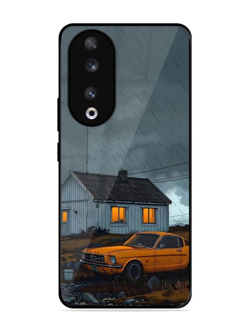 Rainy Day Retreat Glossy Soft Edge Case for Honor 90