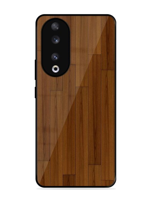 Warm Woodgrain Glossy Soft Edge Case for Honor 90 Chachhi