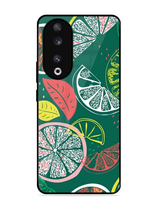 Citrus Symphony Glossy Soft Edge Case for Honor 90 Chachhi