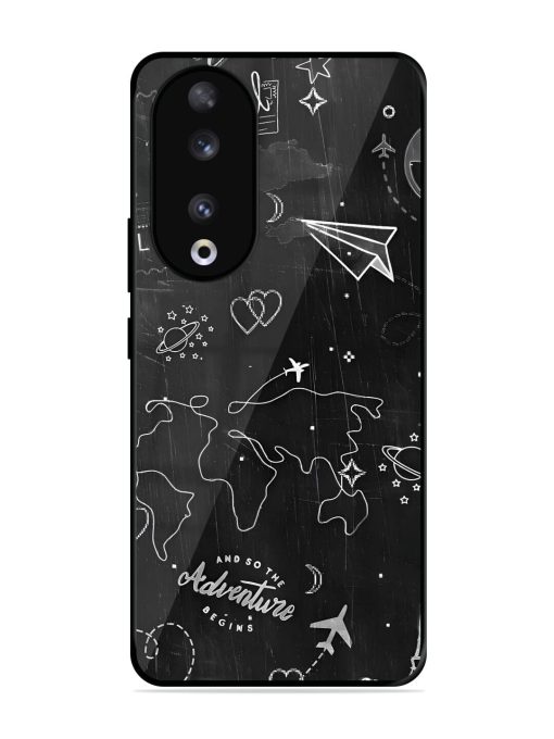 Wanderlust Sketchbook Glossy Soft Edge Case for Honor 90