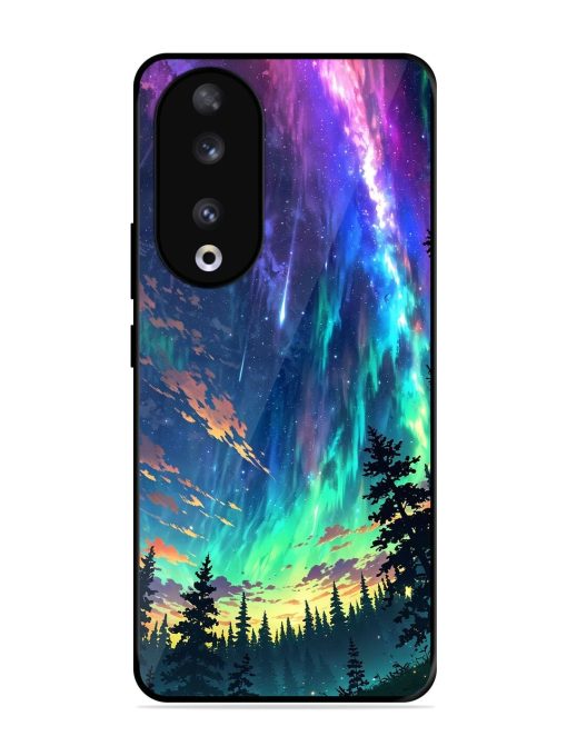 Cosmic Canvas Glossy Soft Edge Case for Honor 90 Chachhi