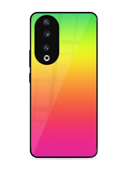 Rainbow Gradient Glossy Soft Edge Case for Honor 90 Chachhi