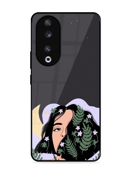 Lunar Lullaby Glossy Soft Edge Case for Honor 90 Chachhi