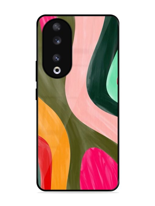 Wavy Wonderland Glossy Soft Edge Case for Honor 90 Chachhi