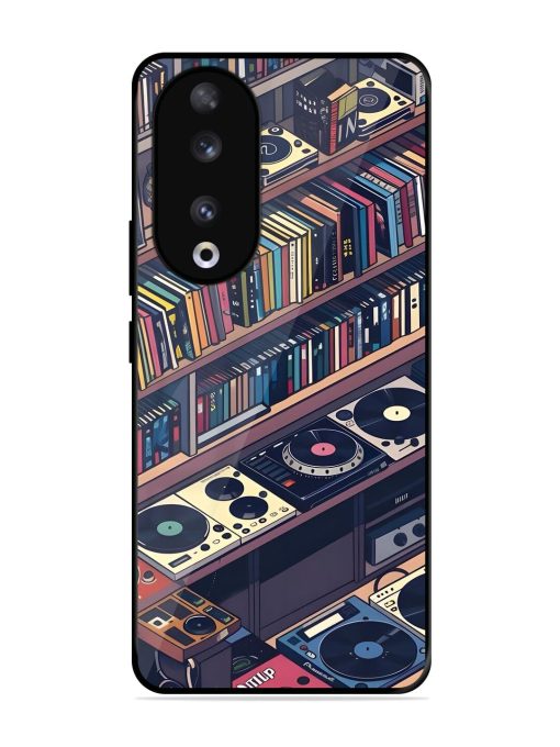 Music Lover'S Haven Glossy Soft Edge Case for Honor 90 Chachhi