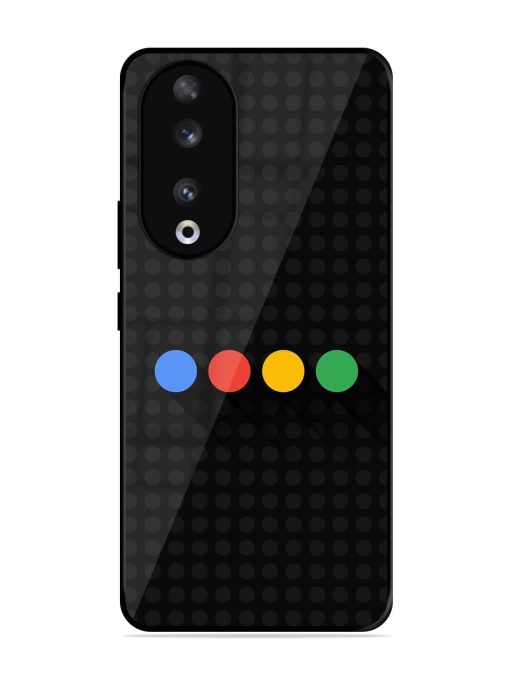 Google Dots Glossy Soft Edge Case for Honor 90 Chachhi