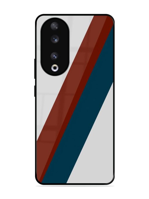 Slanted Stripes Glossy Soft Edge Case for Honor 90