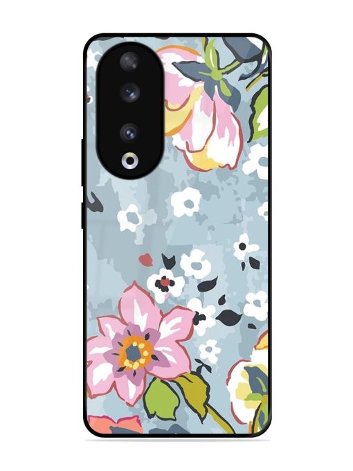 Floral Fantasy Glossy Soft Edge Case for Honor 90 Chachhi