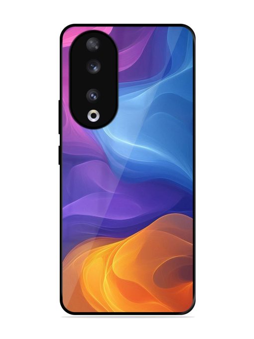 Cosmic Currents Glossy Soft Edge Case for Honor 90 Chachhi