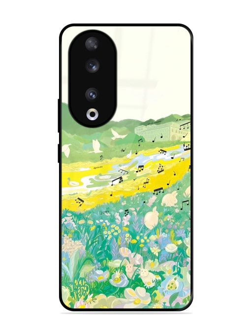 Melody In Bloom Glossy Soft Edge Case for Honor 90 Chachhi