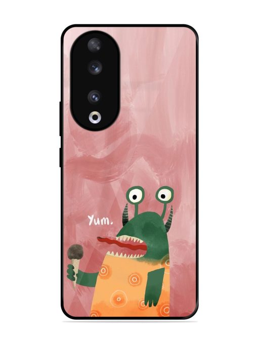 Hungry Monster Glossy Soft Edge Case for Honor 90 Chachhi