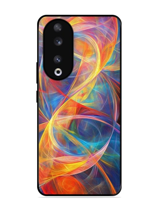 Cosmic Currents Glossy Soft Edge Case for Honor 90 Chachhi