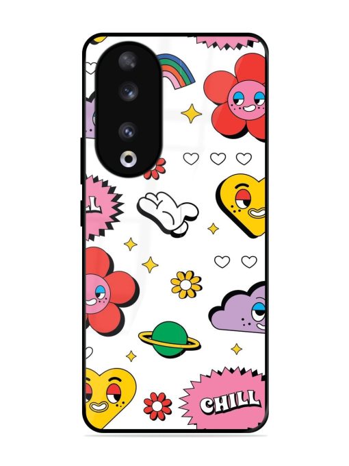 Whimsical Wonderland Glossy Soft Edge Case for Honor 90 Chachhi