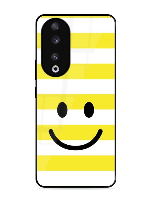 Smiling Stripes Glossy Soft Edge Case for Honor 90