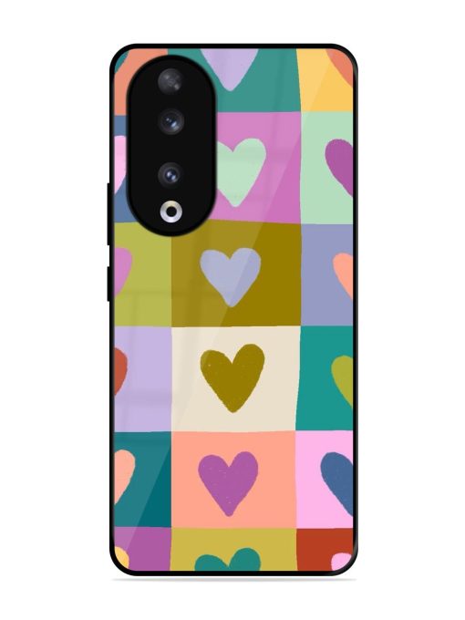 Box Of Hearts Glossy Soft Edge Case for Honor 90 Chachhi