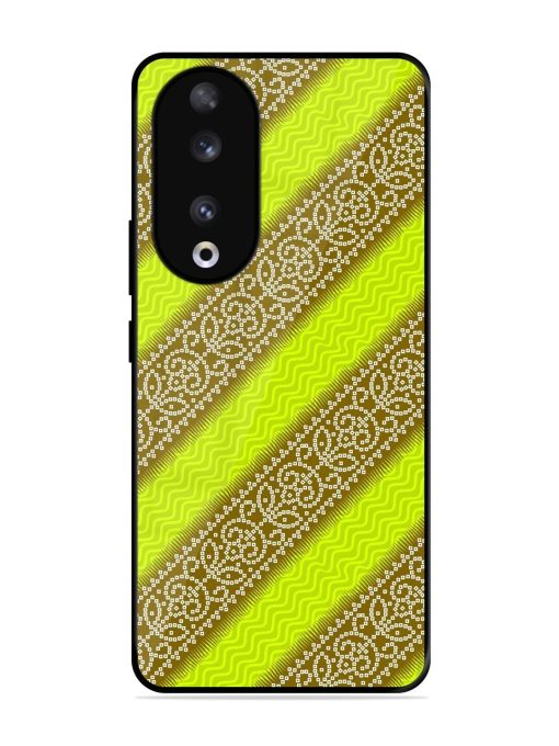 Golden Bandana Bliss Glossy Soft Edge Case for Honor 90