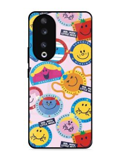 Whimsical Mr. Men & Little Miss Glossy Soft Edge Case for Honor 90