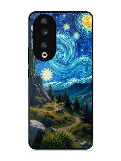 Starry Night In The Shire Glossy Soft Edge Case for Honor 90