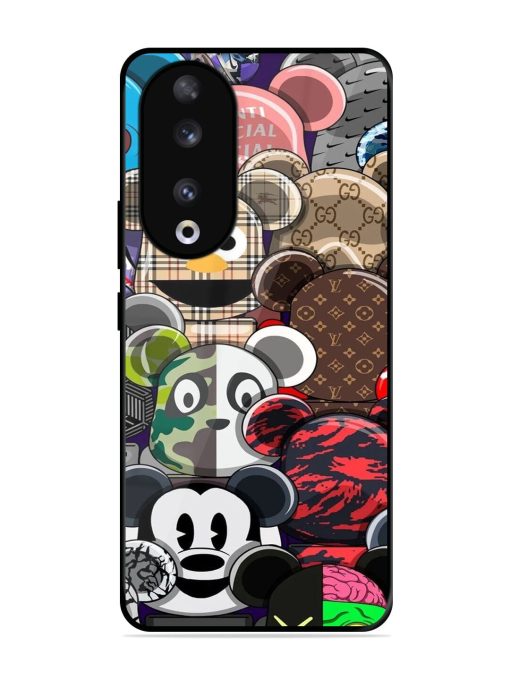 Streetwear Bearbrick Extravaganza Glossy Soft Edge Case for Honor 90