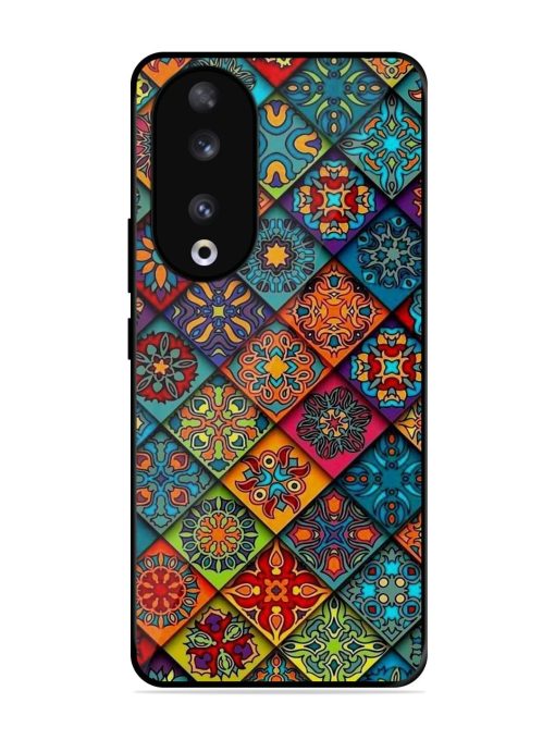 Patchwork Mandala Mosaic Glossy Soft Edge Case for Honor 90 Chachhi