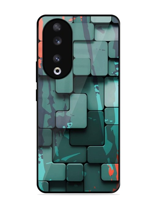 Abstract Geometric Mosaic Glossy Soft Edge Case for Honor 90 Chachhi