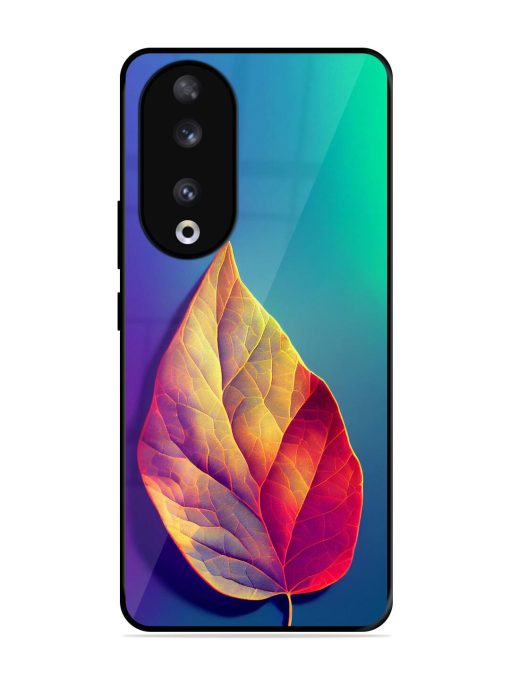 Autumn'S Embrace Glossy Soft Edge Case for Honor 90 Chachhi