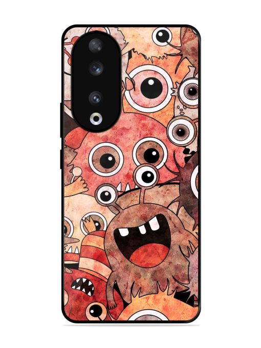 Monster Mash Glossy Soft Edge Case for Honor 90 Chachhi