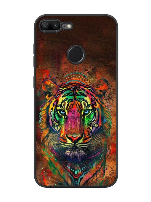 Cosmic Tiger Glossy Soft Edge Case for Honor 9 Lite Chachhi