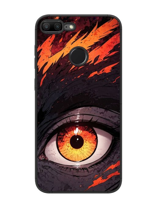 Inferno Gaze Glossy Soft Edge Case for Honor 9 Lite Chachhi