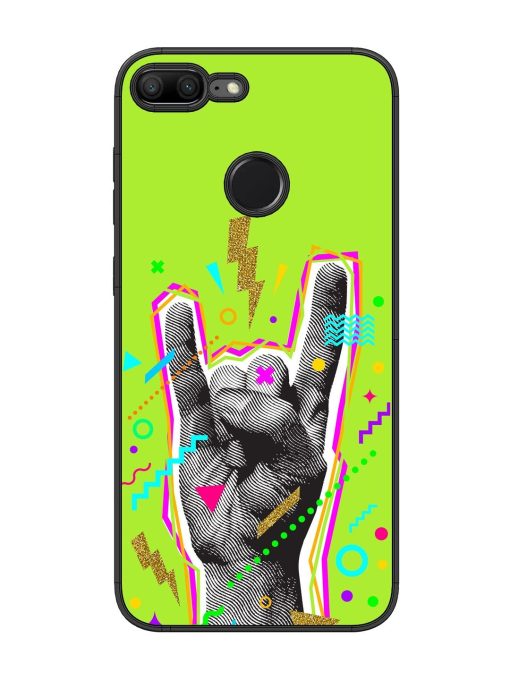 Neon Rock Glossy Soft Edge Case for Honor 9 Lite Chachhi