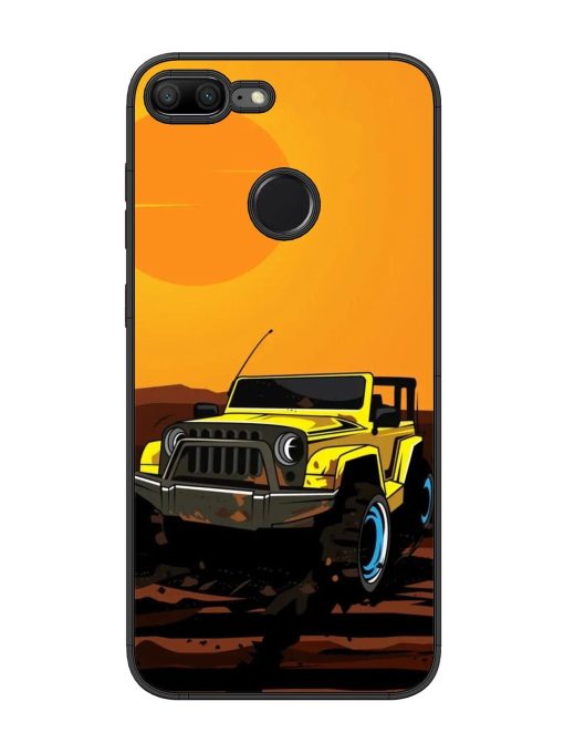 Sunset Cruise Glossy Soft Edge Case for Honor 9 Lite Chachhi