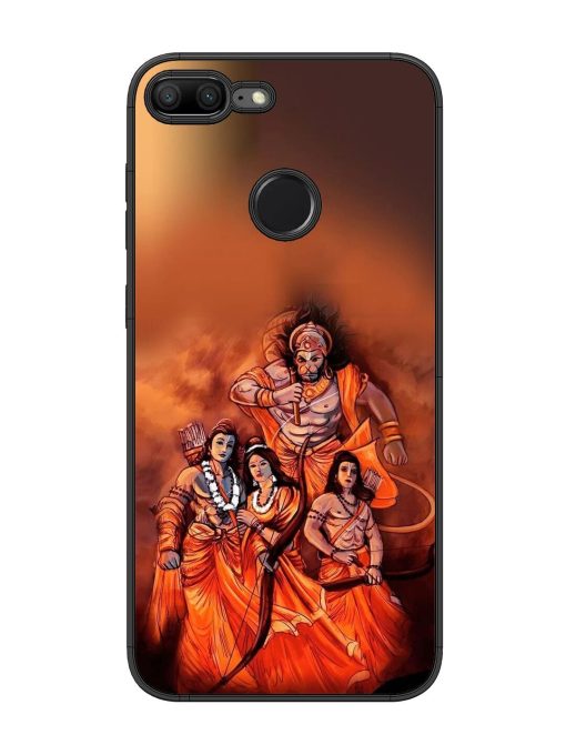 Sita Ram Glossy Soft Edge Case for Honor 9 Lite Chachhi