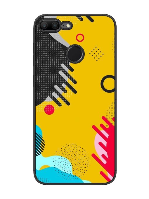 Neon Pop Glossy Soft Edge Case for Honor 9 Lite Chachhi