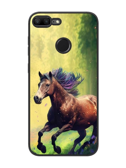 Enchanted Gallop Glossy Soft Edge Case for Honor 9 Lite Chachhi